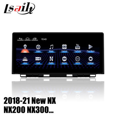Мультимедиа автомобиля Lsailt DSP экранируют автоматическую стерео штепсельную вилку LVDS для Lexus NX200 NX300