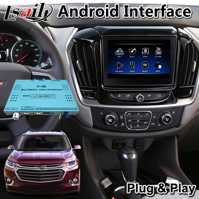 Интерфейс мультимедиа Carplay андроида видео- для траверзы/Camaro/пригородного/Tahoe/Silverado Шевроле